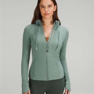 Lululemon Define Jacket Hooded & Align Pant Pockets Tidewater Teal Set 4 Small